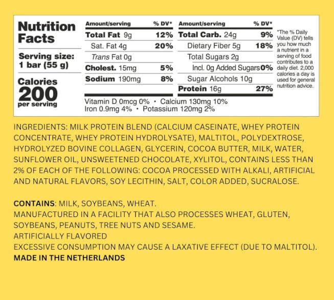 Barebels Soft Protein Bar Caramel Choco - 16g High Protein No Added Sugar Low Sugar Snack Bars Fluffy Chocolate Caramel Filling On-the-Go Breakfast &amp Post-Workout Treat (Pack of 4 Bars 55g Ea