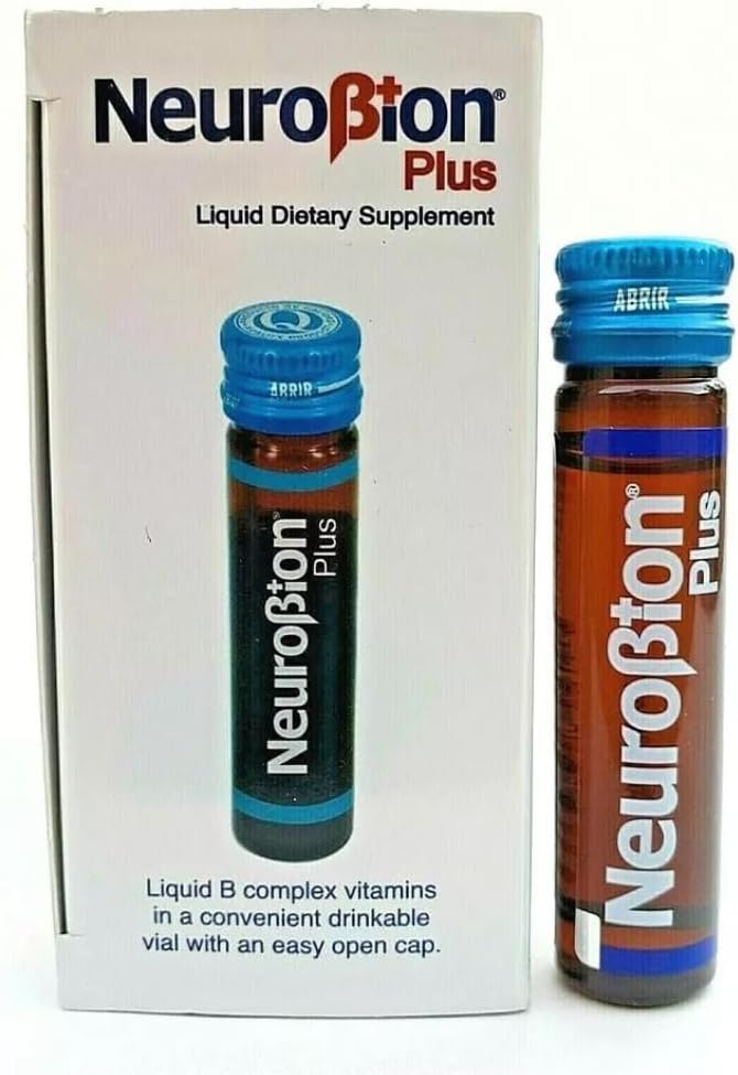 Neurobion Plus Liquid Dietary Supplement B Complex 10 Vials