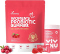 VivoNu Women Probiotic Gummies Feminine Balance Gummies Prebiotic Gummy | Prebiotics &amp Lactobacillus Probiotic Blend Help Women's HealthBoost ImmuneDigestiveGut Promote Healthy Vaginal Odor