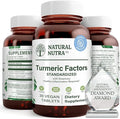 Natural Nutra Turmeric Curcumin with 95% Curcuminoids Extract Supplement with Rosemary for Brain Health Enhances Memory and Improves Concentration Improve Digestion 350 mg 30 Vegan Tablets