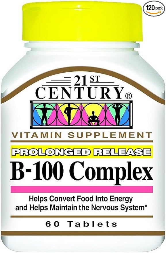 21st Century Vitamin B-100 Complex 60 Count (6 Pack)