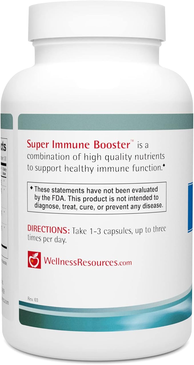 Super Immune Booster - Colostrum Beta Glucan Olive Leaf Arabinogalactan (90 Capsules)