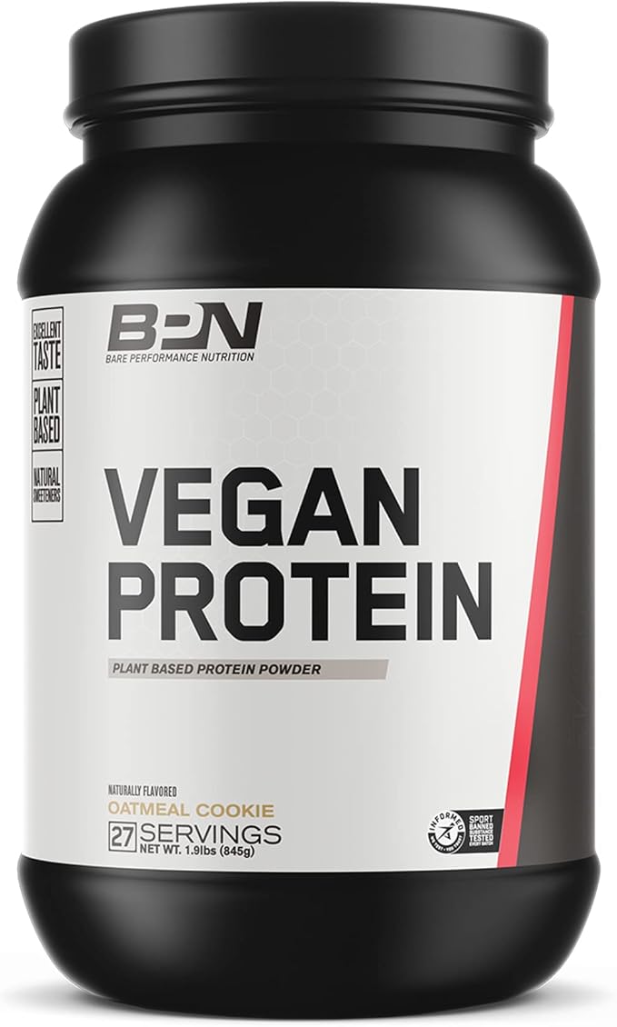 BARE PERFORMANCE NUTRITION BPN Vegan Oatmeal Cookie Protein + Strong Joints Bundle