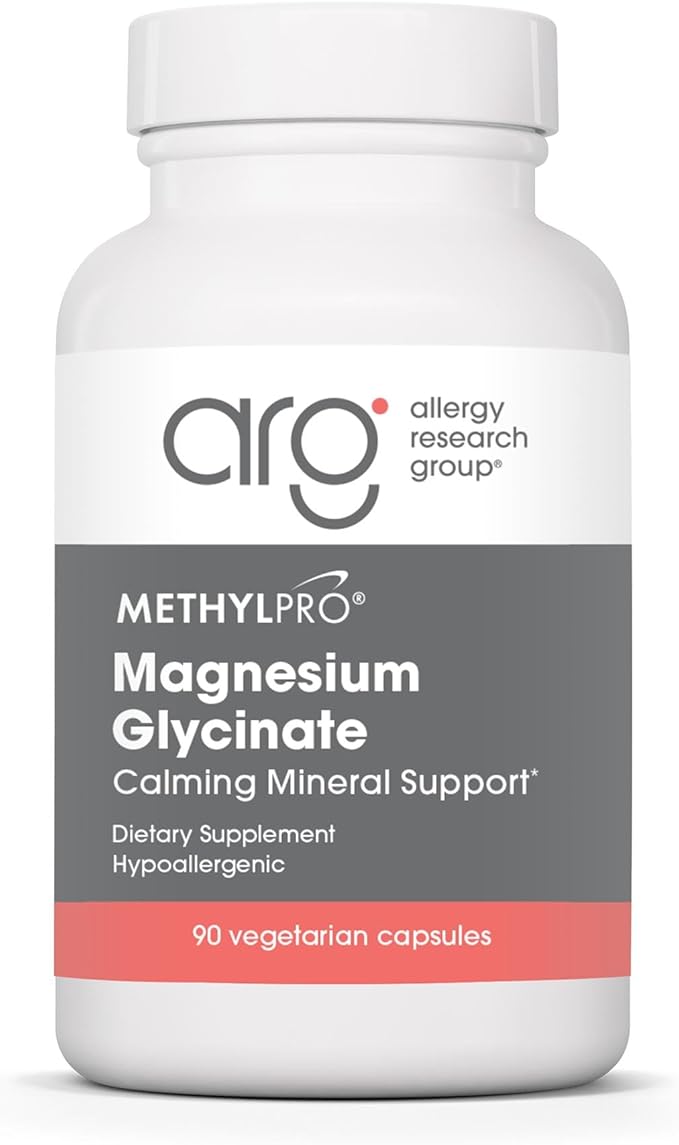 MethylPro Magnesium Glycinate - Magnesium Supplements with 125mg of Magnesium Bisglycinate per Capsule - Support Deep Rest and Healthy Methylation - Pairs Well with L-Methylfolate (90 Capsules)
