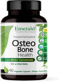 EMERALD LABS Osteo Bone Health - Immune Support &amp Bone &amp Joint Supplement with Vitamin D3 K2 Calcium Magnesium OptiMSM Meriva Phytosome &amp More - 90 Vegetable Capsules