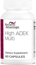 Bariatric Advantage High ADEK Multi - for Bariatric Surgery Patients - Multivitamin with Vitamins A D E K &amp Trace Minerals - 100%+ DV of ADEK - 60 Capsules