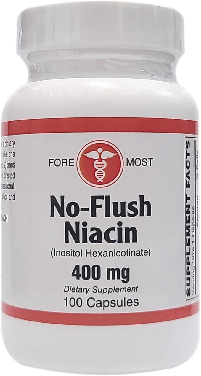 Holistic Health No-Flush Niacin - 400mg - 100 Capsules