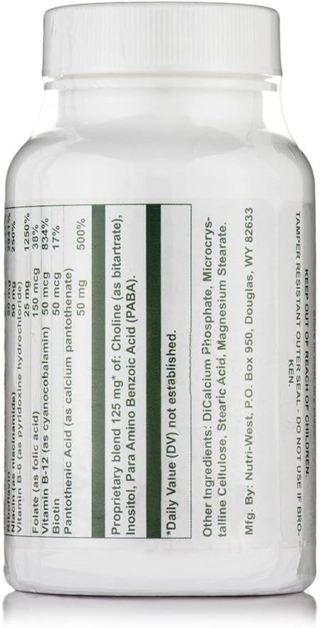 B-Complex - 90 Tablets by Nutri West