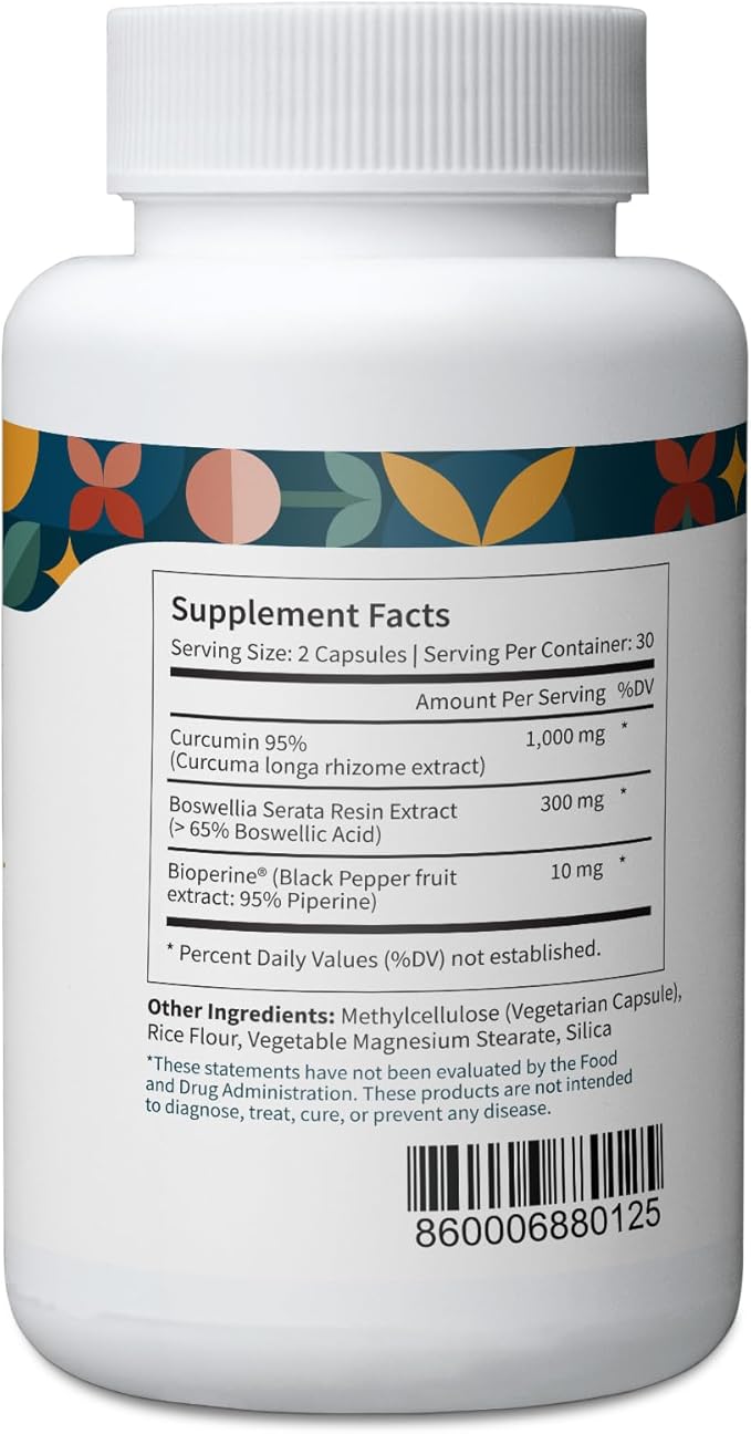Pattern Wellness Cognitive Health Bundle - Cognitive Complex Turmeric Curcumin &amp Ashwagandha - Brain Function Support - 3 Pack All-Natural Plant-Based Formulas