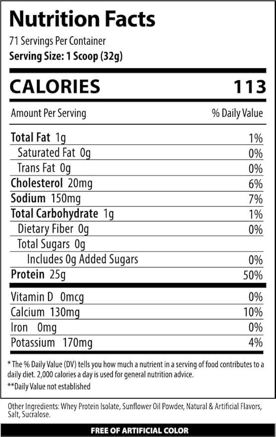 Alpha Supps ISO Low Carb 100% Whey Protein Isolate Powder 25 Grams Per Serving Helps Support Muscle Growth Low Sugar and Gluten Free (Strawberry Shortcake 5 lb)
