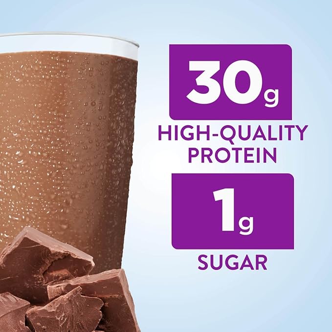 Ensure Max Protein Nutrition Shake 11 fl oz 12 Count &amp Max Protein Nutrition Shake 11 fl oz (Pack of 12) &amp Max Protein Nutrition Shake with 30g of Protein 1g of Sugar 11 Fl Oz (Pack of 12