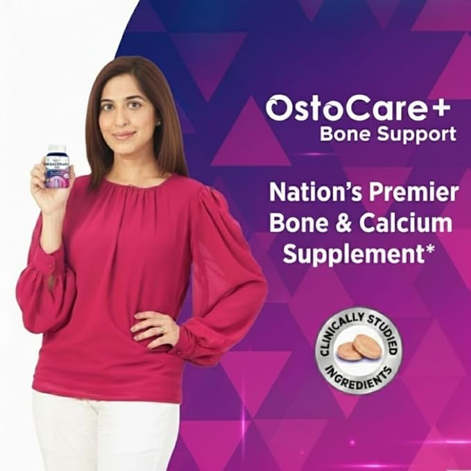 OstoCalcium Total Chewables (60s) | Vitamin D &amp Calcium (Veg) to Support Strong Bones Joints &amp Muscles | India's Leading Calcium Supplement