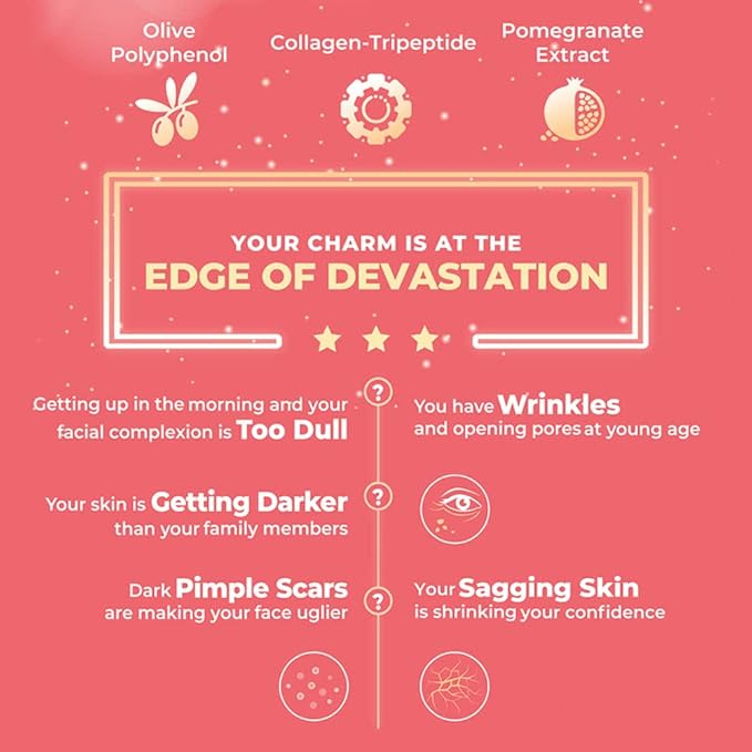 WELLOUS Ibling D-Vine Anti Aging Pomegranate Extract Chewable Collagen Tripeptides Glowing Skin Firming Anti-Aging 60 Tablets/Bottle (Pack of 6)