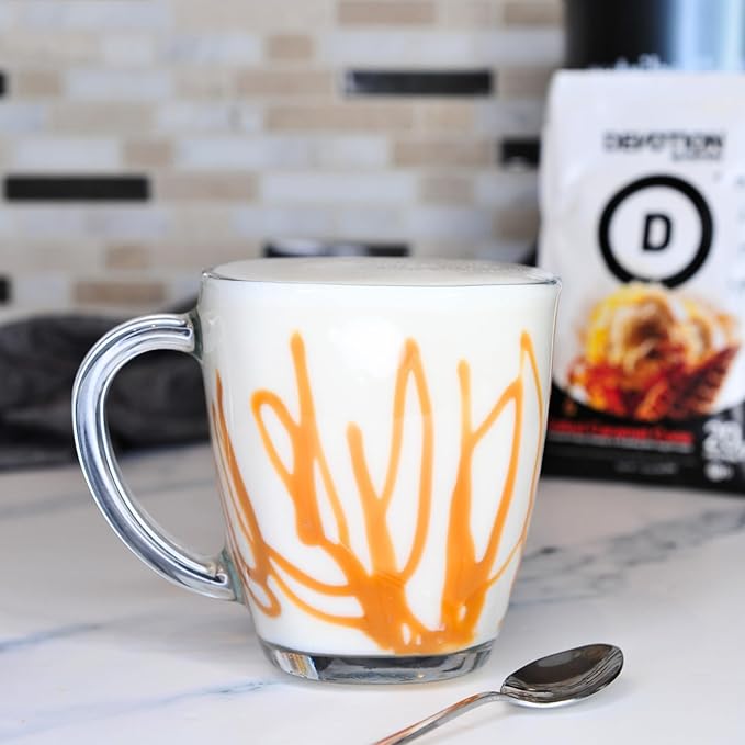 Devotion Nutrition Protein Powder Blend | Gluten Free Keto Friendly No Added Sugars | 1g MCT | 20g Whey &amp Micellar Protein | 2lb Tub (Salted Caramel Cone)