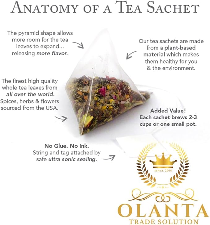 Premium Menopause Relief Tea - Tea Blend for Menopause Soothe Hot Flashes with Natural Ingredients Menopause Relief for Women - 20 Premium Tea Sachets