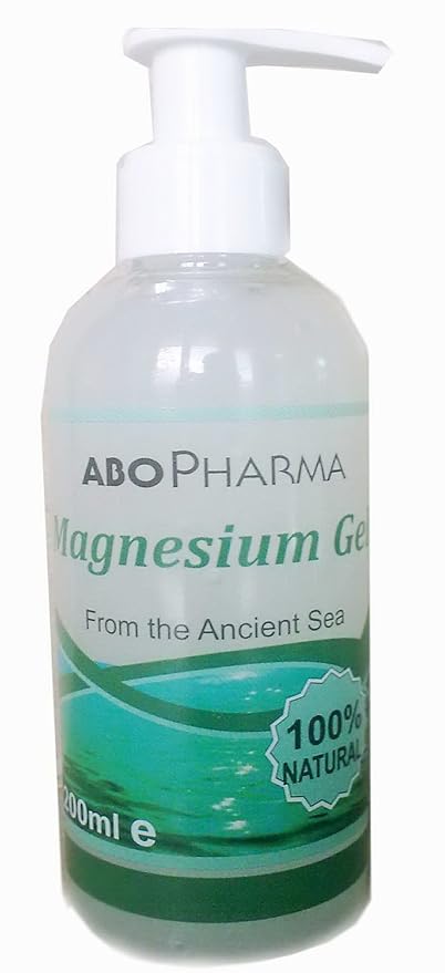 Magnesium Gel (for Topical Application) from the Ancient Sea - 100% Natural -- 200ml by Abo Pharma