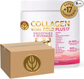 Vital Life Collagen Peptides Powder +17 Super Ingredients 1.6 lb (Pack of 6) Red Berries Flavor Supports Hair Skin Nails Bones Joints &amp Digestive Health Collagen for Women &amp Men.