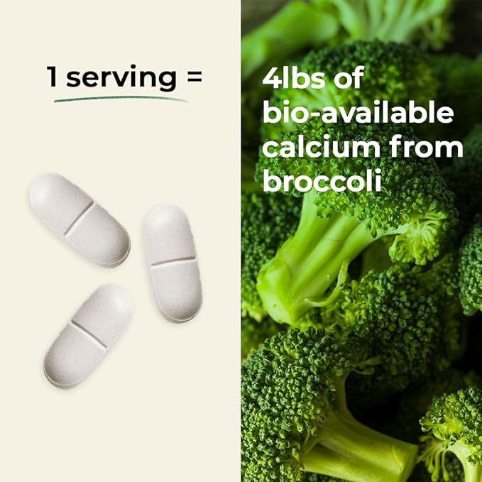 PlantFusion Organic Vegan Calcium Premium Organic Plant Based Calcium (1000mg) Sourced from Icelandic Red Algae Plus Magnesium D3 K2 Iron and Boron 180 Vegan Tablets