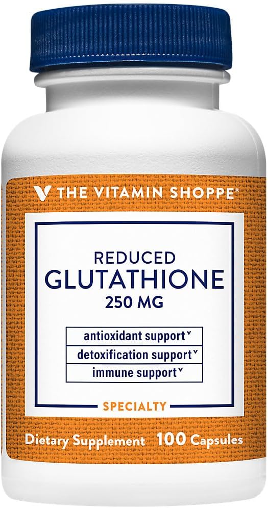 The Vitamin Shoppe Reduced Glutathione Antioxidant 250 (100 Capsules) (100 Capsules)