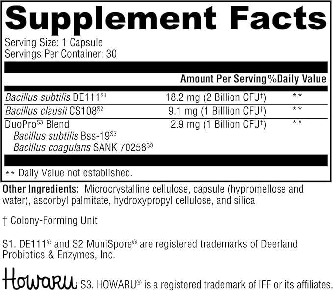 Xymogen ProbioMax Spore Probiotics for Women &amp Men - Spore Based Probiotic Support - Nourish Your Gut Microbiome &amp Digestive Health Promote Bowel Regularity - Vegetarian &amp Shelf-Stable (3