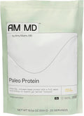 Amy Myers MD Paleo Protein Powder - with Collagen Peptides for Gut Health - Supports Hair Skin &amp Nails - Non-GMO Gluten-Free Non-Dairy &amp More - Vanilla Bean - 19.54 oz (20 Servings)