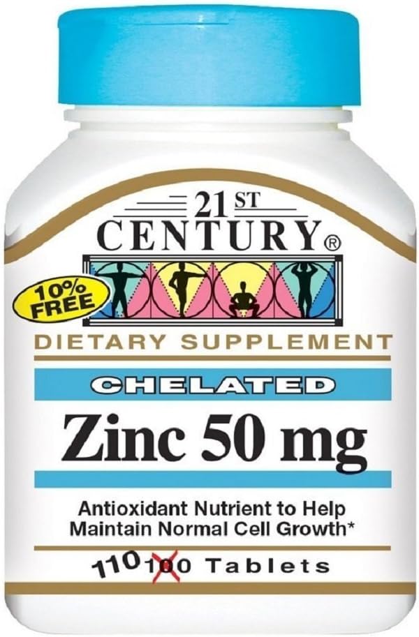 21st Century Zinc 50Mg 110 Count (6 Pack)