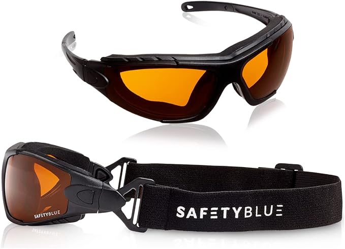 Sleep Savior Deluxe Lens Night Glasses - Blue &amp Green Light Blocking Glasses for Better Sleep