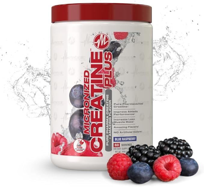 Metabolic Nutrition Micronized Creatine Plus 420g (420g Blue Raspberry)