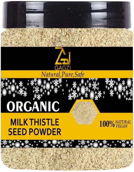 Natural Milk Thistle Seed Powder 9 Oz / 255.15 Gram (Pack of 1