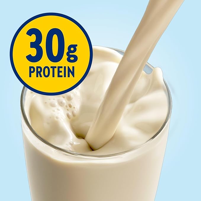 Glucerna Protein Smart Diabetes Care Shake Vanilla Diabetic Meal Replacement to Support Blood Sugar Management 30g Protein 150 Calories Ready to Drink 11-fl-oz Bottle 12 Pack