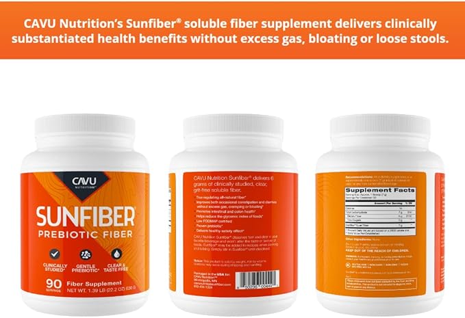 Gentle Prebiotic Fiber Supplement | Promotes Comfortable Digestion &amp Regularity* | Intestinal &amp Colon Health* (90 Servings)