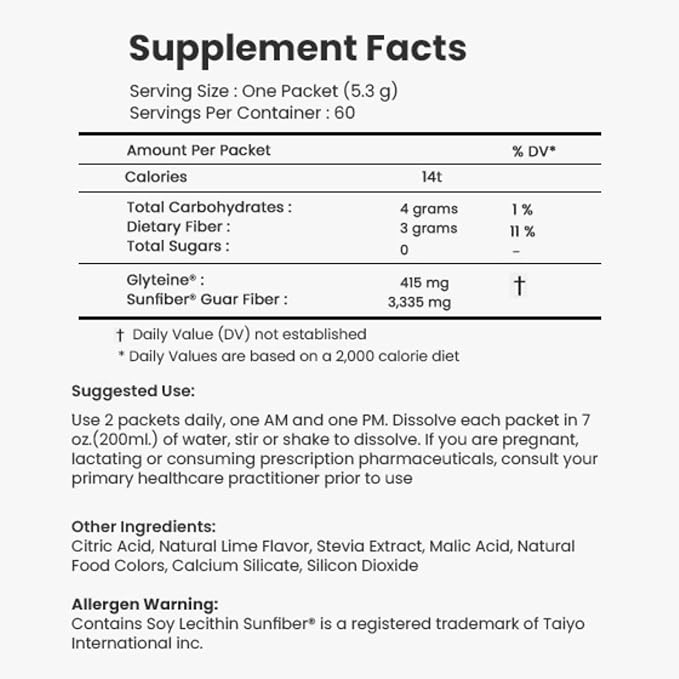 CONTINUAL - G Powder - Clinically Proven Cellular Glutathione Precursor | Benefit of Glyteine &amp Sunfiber | Immune Support Master Antioxidant Detox Brain Health &amp Skin Care | 40 Sachets