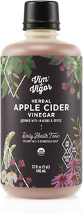 Tonic Vim &amp Vigor 32 Shots Apple Cider Vinegar 14 Herbs Vegan Whole Organic Paleo Keto Whole 30 USA Made