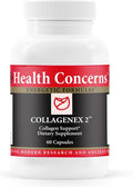 Health Concerns Collagenex 2 – Collagen Supplement for Joint Support &amp Flexibility – Natural Eggshell Membrane for Men &amp Women - Connective Tissue Support – Chinese Herbal Supplement - 60 Caps