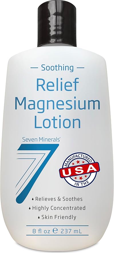 Seven Minerals Magnesium Non-Greasy Lotion with Skin Friendly Ingredients - 8 fl oz