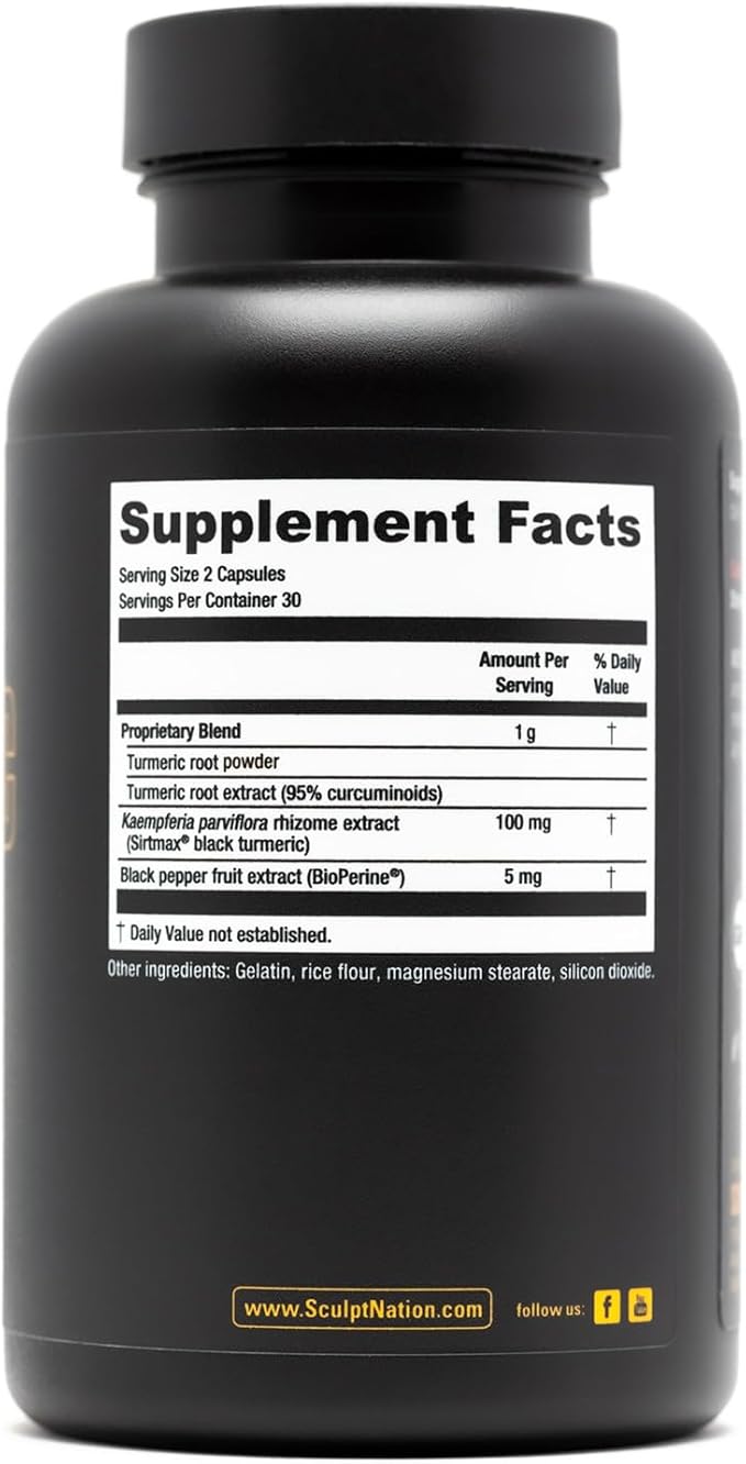 Sculpt Nation by V Shred Powerful Turmeric Supplement and Apple Cider Vinegar Gummies Bundle