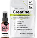 Complement Triple B12 Spray &amp Creatine Bundle – Vegan B12 Supplementation and Muscle Performance Support