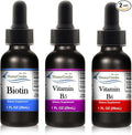 HoneyCombs Liquid Drops 1oz Each Save 10% - Vitamin B7 (Biotin) + Vitamin B5 (Pantothenic Acid) + Vitamin B6 (Pyridoxine)