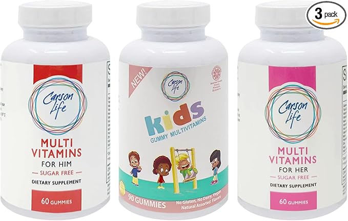 Carson Life Family Vitamin KIT