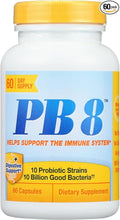 Nutrition Now Acidophilus &amp Digestion - PB 8 Immune System Support 60 Capsules (a) - 2pc