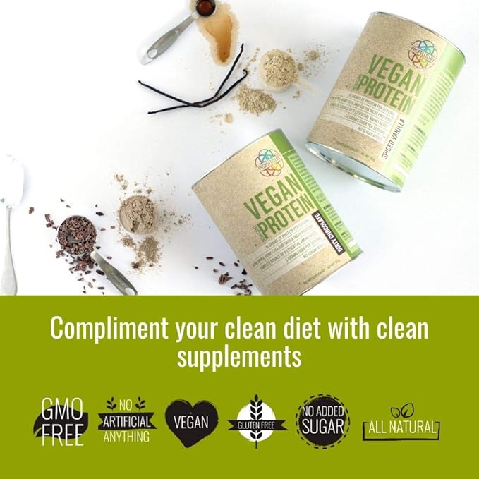 Propello Life Vegan Protein Powder (Spiced Vanilla 25 Servings)