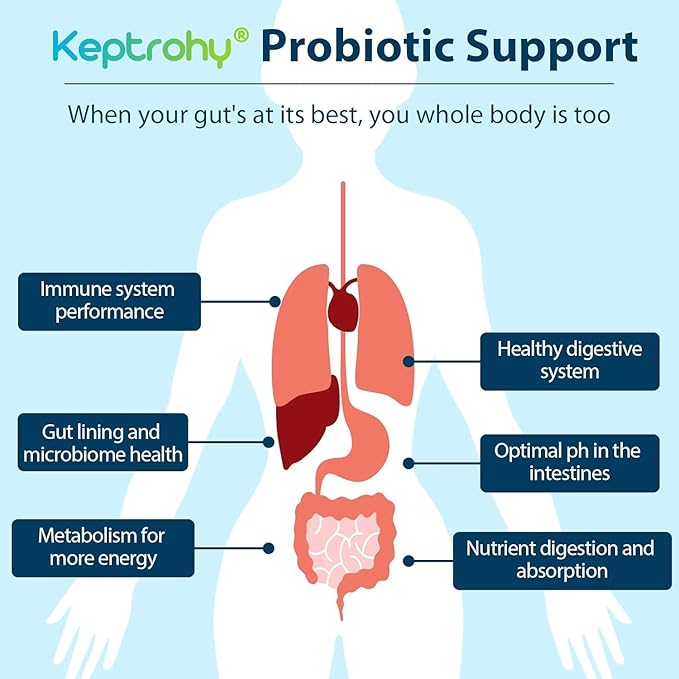 Probiotics for Women &amp Men 300 Billion CFU Probiotics from 12 Strains + Organic Prebiotics Blend - 120 Capsules