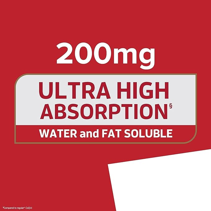 Qunol Ultra CoQ10 200mg Softgels - Ultra High Absorption Coenzyme Q10 Supplement - 2 Month Supply - 60 Count + Fish Oil Omega 3 Mini Softgels 1000mg Omega 3 EPA + DHA 3 Month Supply 180 Count
