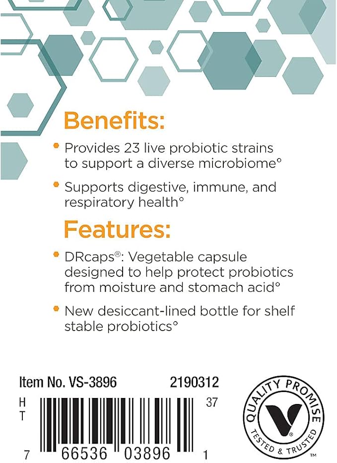 Probiotic - 35 Billion CFUs - Supports Digestive Health (60 Vegetable Capsules)