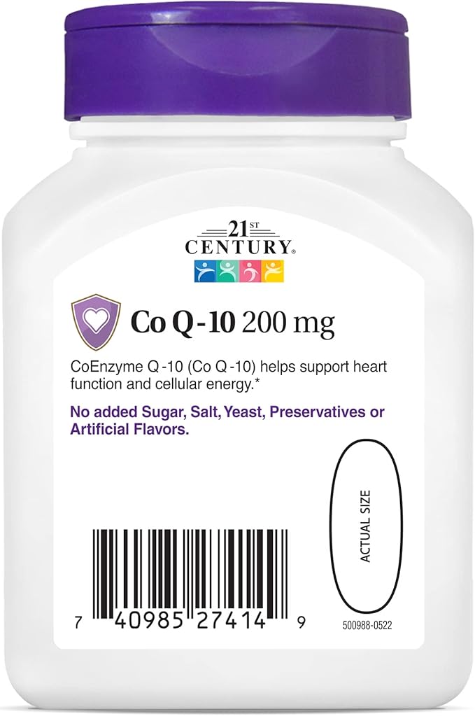 21st Century Co Q10 200 mg Softgels 90 Count