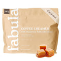 Fabula Collagen Creamer for Coffee with Hyaluronic Acid MCT Oil made with Organic Coconut Milk Caramel Flavored Non Dairy Sugar Free Creamer 8.5 Oz