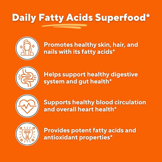 Organic Sea Buckthorn Extract Powder with Natural Omega 7 &amp Omega 3 6 9 for Heart Health Skin Immune Support - 100g Powder Supplement &amp 33 Day Supply - Non-GMO Gluten-Free Vegan-Friendly