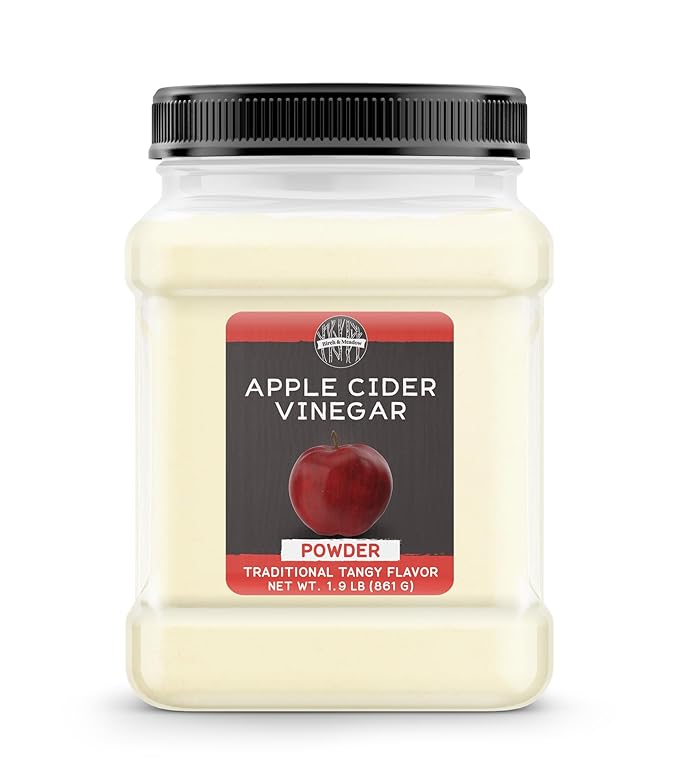 Birch &amp Meadow Apple Cider Vinegar Powder 1.9 lbs Cooking &amp Baking Dry Vinegar Tangy Flavor