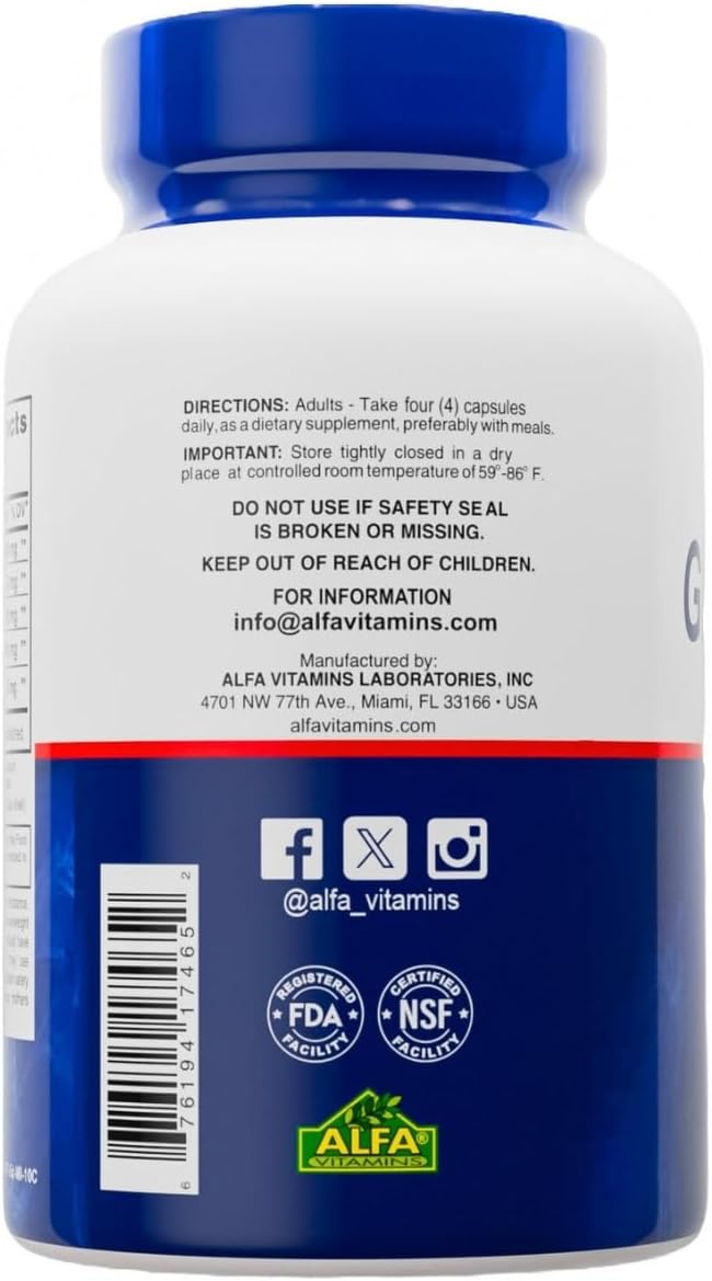 Premium Glucosamine &amp Chondroitin Nutritional Supplement - Healthy Joint Bone &amp Knee Support - Rich in MSM &amp Collagen - Organic Natural Ingredients - Made in USA - 120 Capsules - 2 Pack