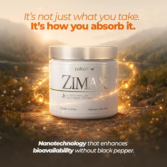 ZIMAX Super ANTIOXIDANT - 100% Natural - High Absorption Curcumin Rosemary Extract Grape Seed Extract Olive Leaf Extract ORAC 3451770 (Canister) 90 Grams (1-Pack)